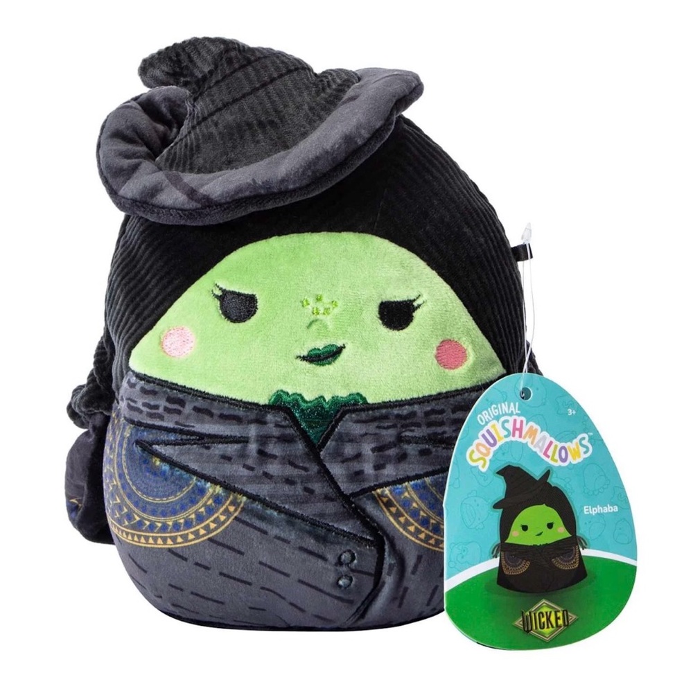 Squishmallows Elphaba Wicked For Good 2025 NWT 6 inch